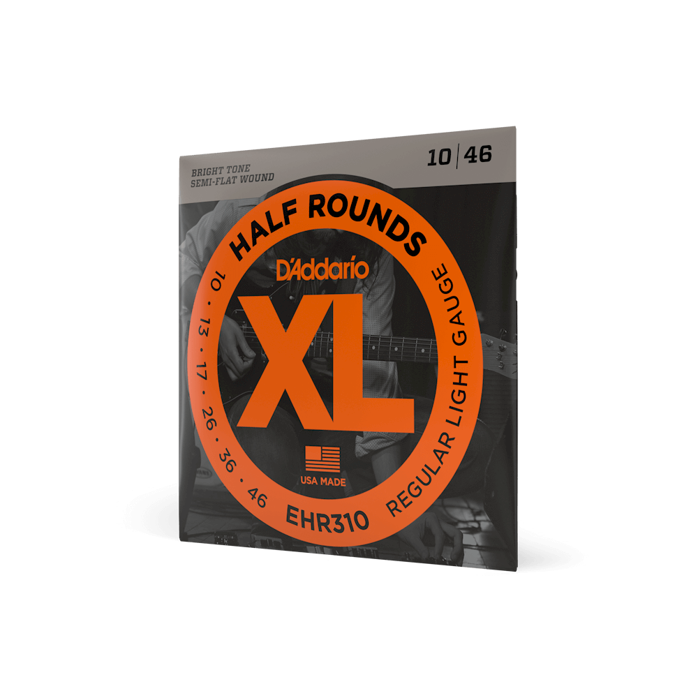 D'addario Ehr310 Electric Half Rounds Regular Light 10-46 - Cordes Guitare Électrique - Variation 1