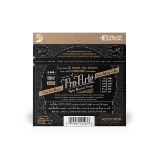 D'addario Jeu De 6 Cordes Ej46 Pro Arte Classical Nylon Core - Hard Tension - Cordes Guitare Classique Nylon - Variation 1