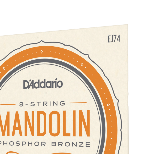 D'addario Ej74 Mandolin Strings Phosphor Bronze Medium 11-40 - Cordes Mandoline - Variation 1