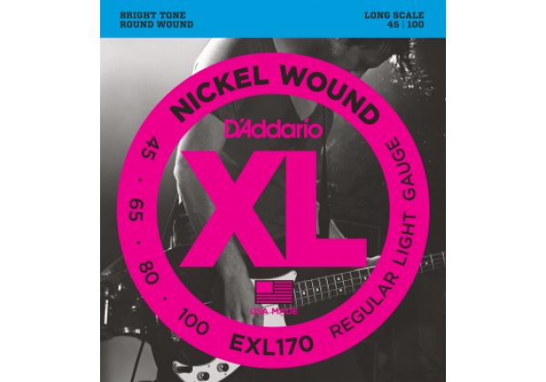 D'addario ESXL170 XL Nickel Wound Basse 045-100 - set of 4 strings