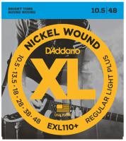 EXL110+ Nickel Wound Electric Regular Light Plus 10.5-48 - jeu de 6 cordes