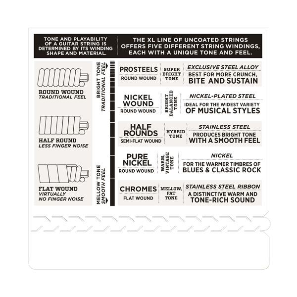 D'addario Guit. Elec. 6c Nickel Round Wound Regular Light Plus 10.5-48 Exl110+ - Cordes Guitare Électrique - Variation 1