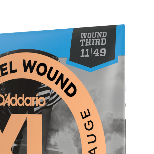 D'addario Jeu De 6 Cordes Exl115w Nickel Round Wound Medium 11-49 - Cordes Guitare Électrique - Variation 1