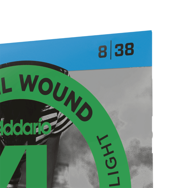 D'addario Exl130 Nickel Wound, Extra-super Light, 8-38 - Cordes Guitare Électrique - Variation 1
