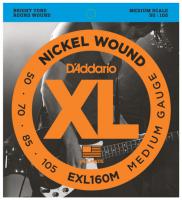 EXL160M Electric Bass 4-String Set Nickel Round Wound Medium Scale 50-105 - jeu de 4 cordes