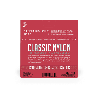 D'addario Guit. Classique Classic Nylon Normal - Cordes Guitare Classique Nylon - Variation 1