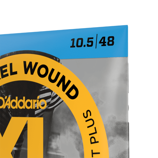 D'addario Guit. Elec. 6c Nickel Round Wound Regular Light Plus 10.5-48 Exl110+ - Cordes Guitare Électrique - Variation 1