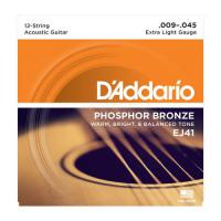 EJ41 Folk (6) Phosphor Bronze Extra-Light 09-45 - jeu de 6 cordes