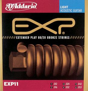 D'addario Exp11ny Coated 80/20 Bronze Extra Light 12-53 - Cordes Guitare Acoustique - Variation 1