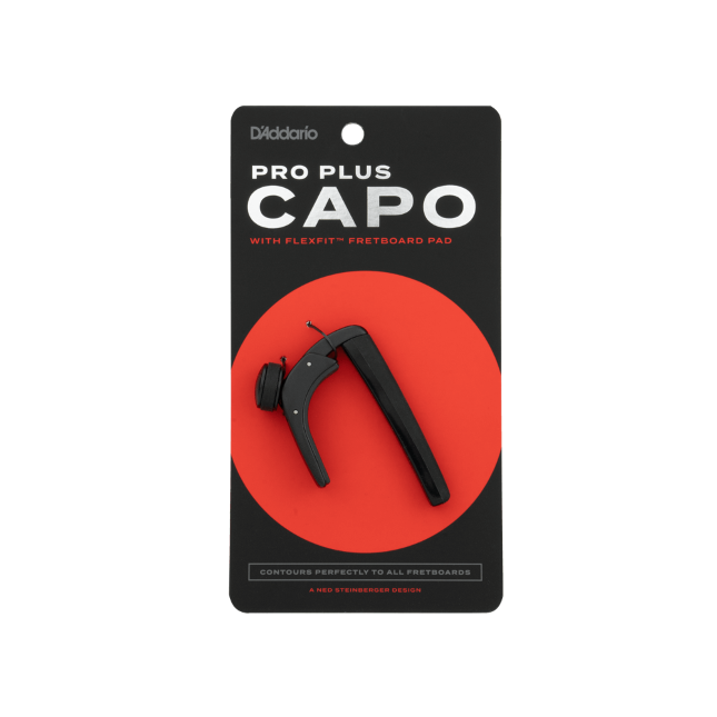 D'addario Pro Plus Capo Black - Capodastre & Fatfinger - Variation 4