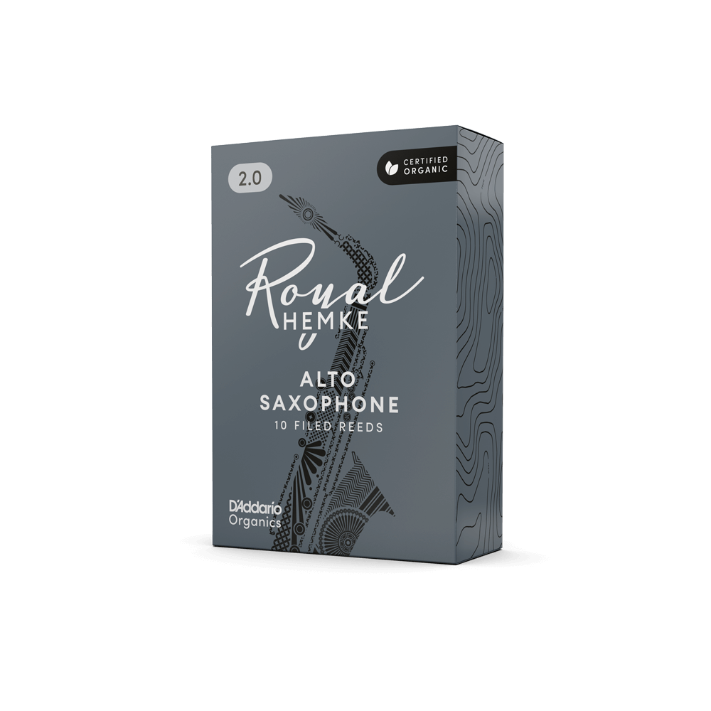 D'addario Rhkp10asx400 Royal Hemke Alto Saxophone Reeds, Strength 4.0, 10-pack - Anche Saxophone - Variation 1