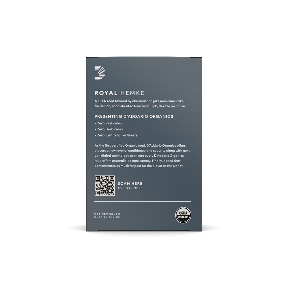 D'addario Rhkp10asx400 Royal Hemke Alto Saxophone Reeds, Strength 4.0, 10-pack - Anche Saxophone - Variation 3