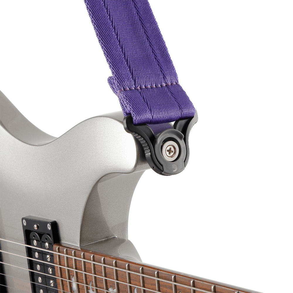 D'addario Sangle Auto Lock Pour Guitare, Deep Violet - Sangle Courroie - Variation 3