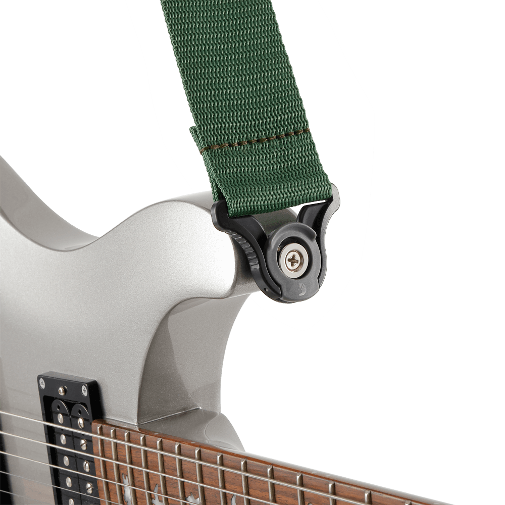 D'addario Sangle Auto Lock Pour Guitare, Vert - Sangle Courroie - Variation 3
