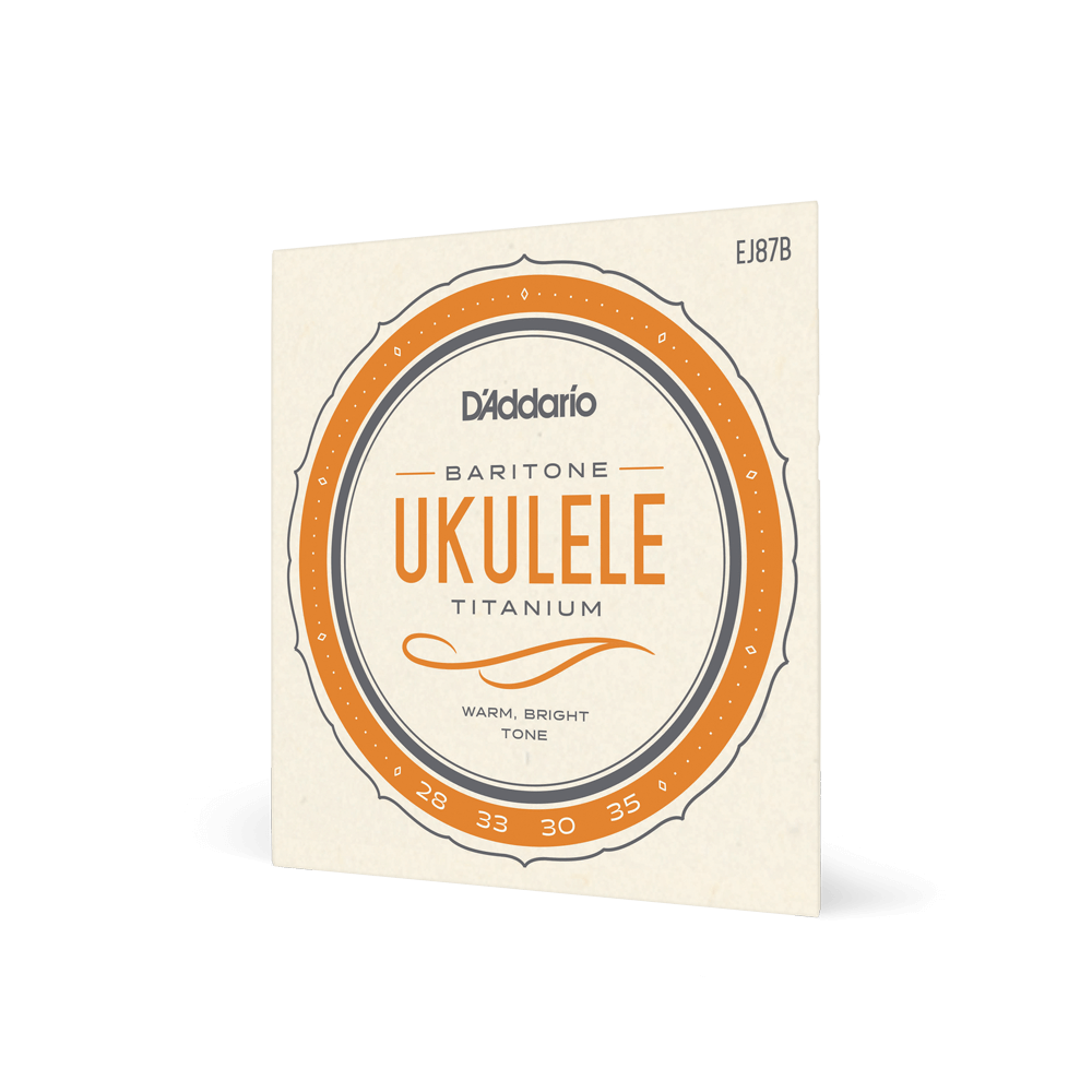 D'addario Ej87b UkulÉlÉ Baritone (4)  Pro-artÉ Titanium 028-035w - Cordes Ukelele - Variation 1