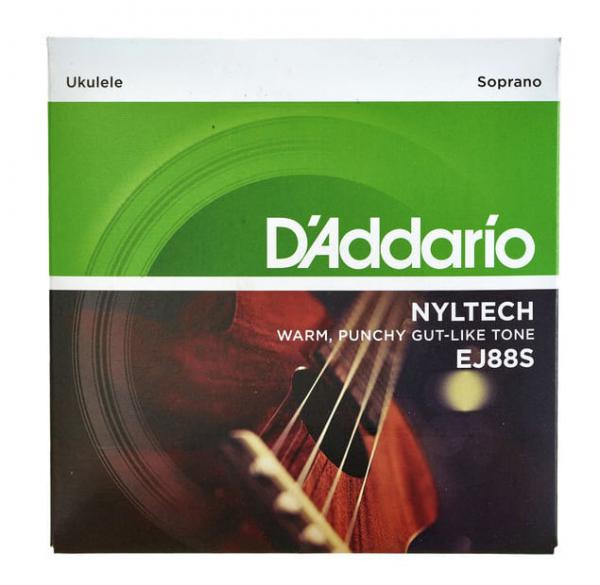 Cordes ukelele  D'addario Nyltech Ukulele Soprano 24-26 EJ88S - jeu de 6 cordes