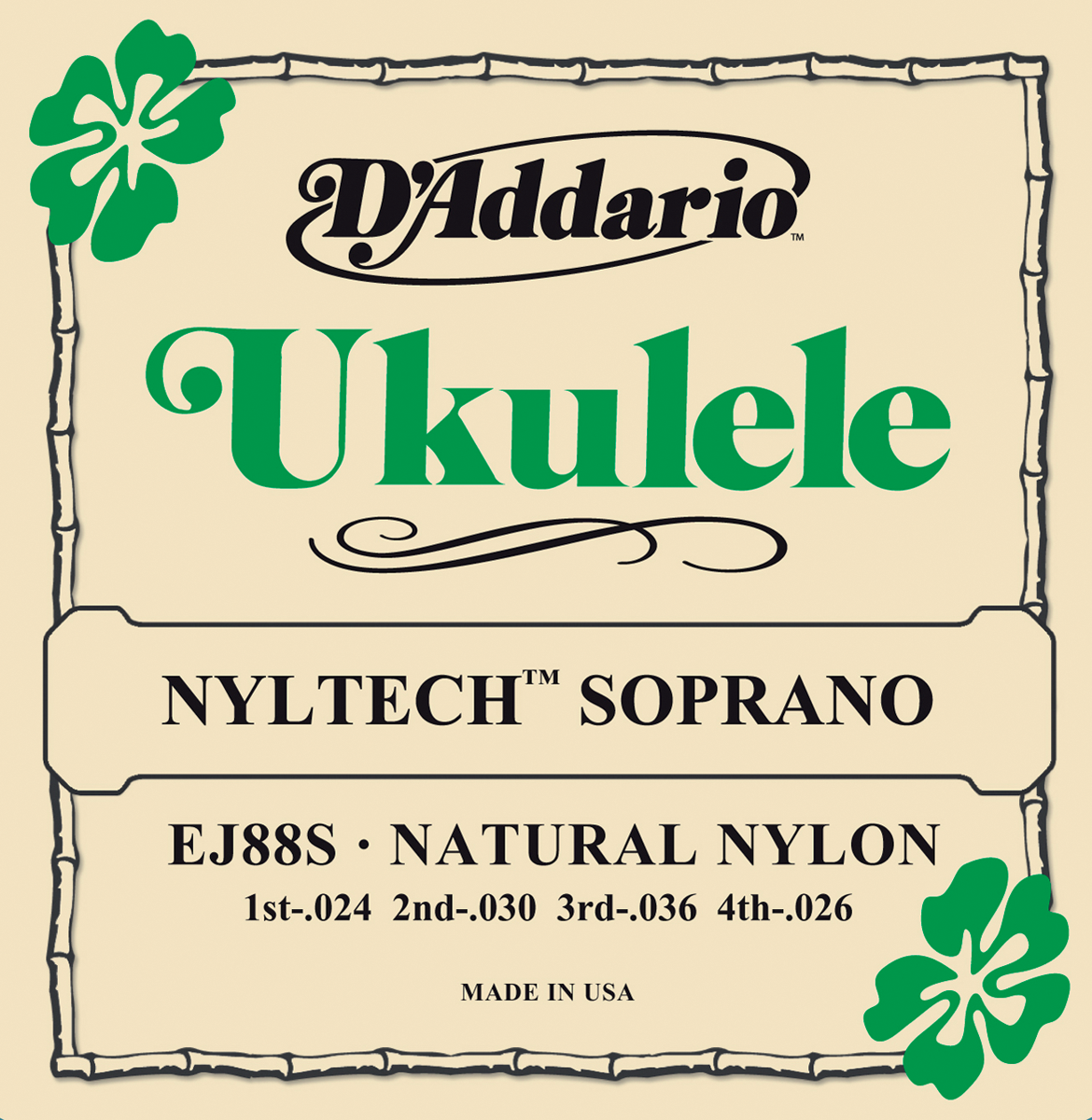 D'addario Ukulele Soprano Nyltech 024.026 Ej88s - Cordes Ukelele - Variation 1