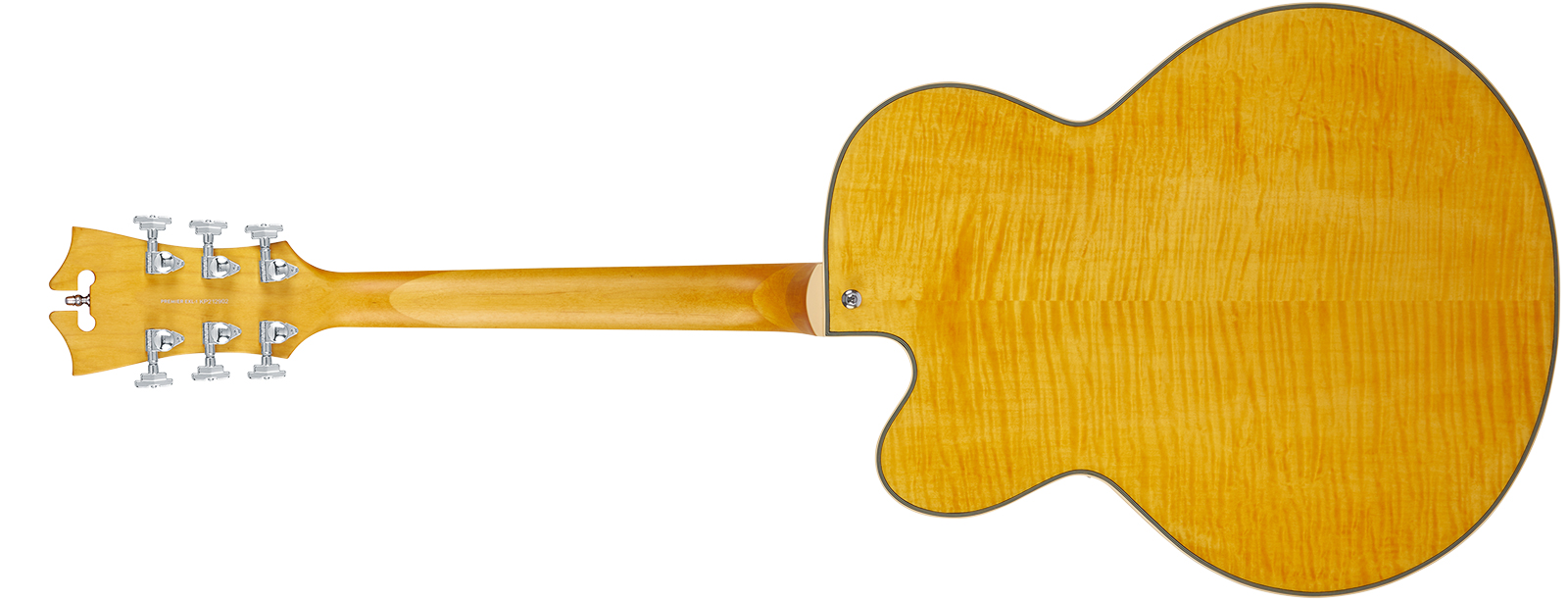 D'angelico Premier Exl1 1h Ht Ova - Satin Honey Blonde - Guitare Électrique 3/4 Caisse & Jazz - Variation 1