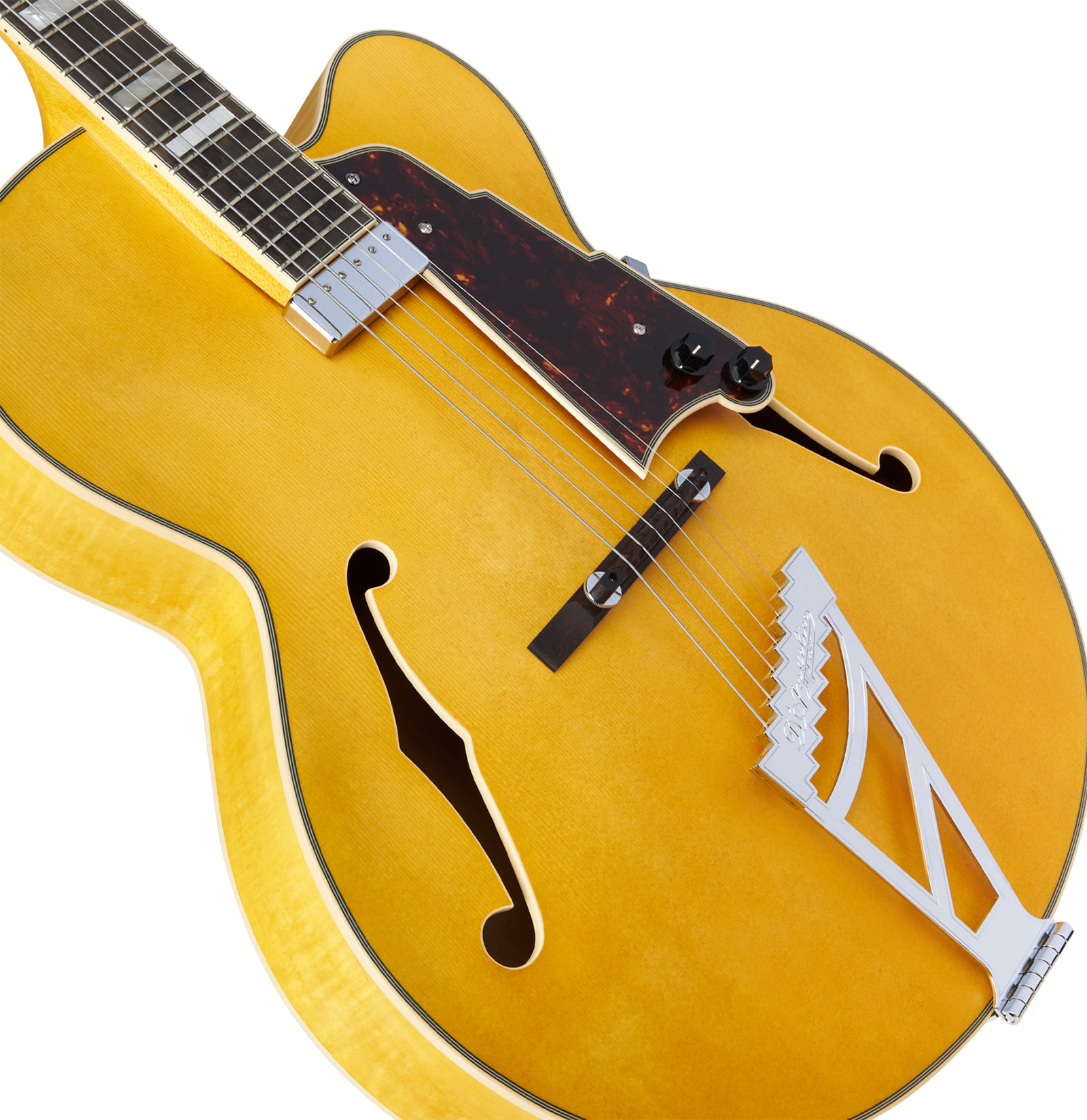 D'angelico Premier Exl1 1h Ht Ova - Satin Honey Blonde - Guitare Électrique 3/4 Caisse & Jazz - Variation 3