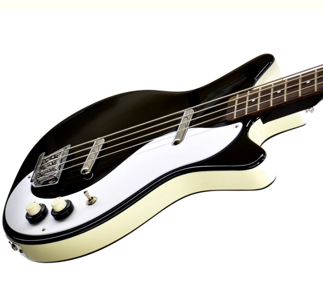 Danelectro '59 Dc Longscale - 4c Ss - Black - Basse Électrique Solid Body - Variation 1
