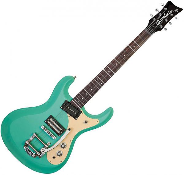 Danelectro The 64 Guitar - dark aqua Double cut electric guitar