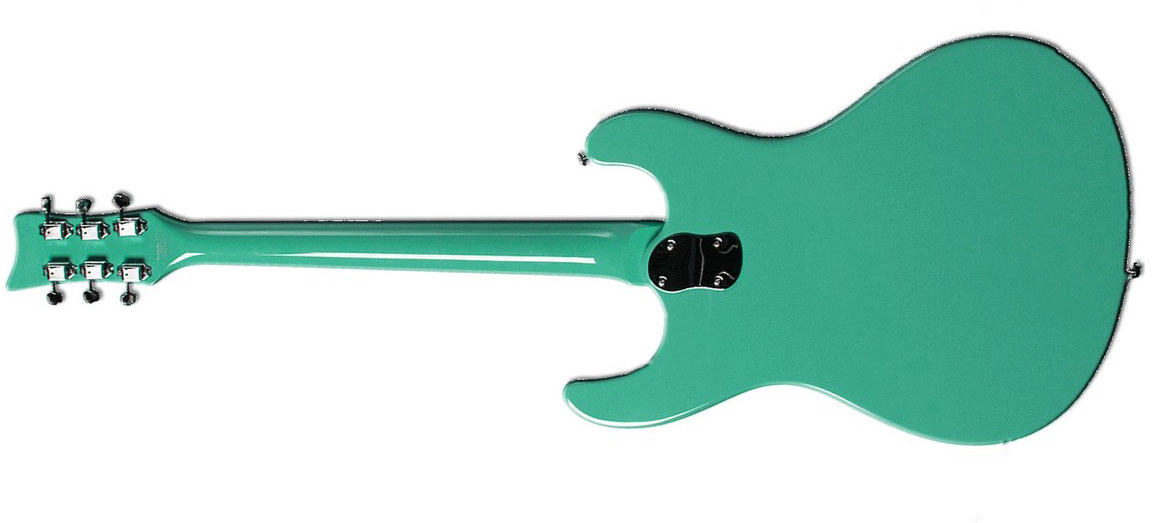 Danelectro The 64 Guitar Hs Trem Rw - Dark Aqua - Guitare Électrique Double Cut - Variation 1