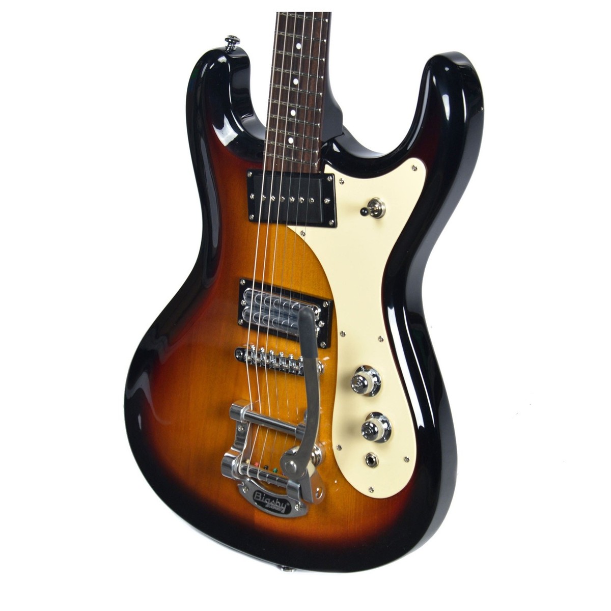 Danelectro The 64 Guitar Hs Trem Rw - Sunburst - Guitare Électrique Double Cut - Variation 2