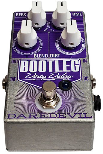 Pédale reverb / delay / echo Daredevil pedals Bootleg Dirty Delay V2