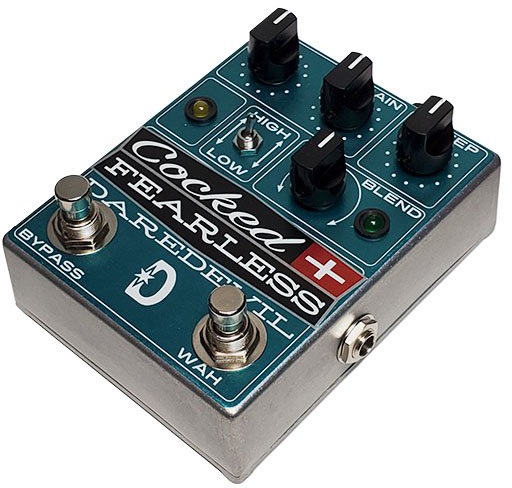 Pédale overdrive / distortion / fuzz Daredevil pedals Cocked & Fearless Fixed Wah / Distortion