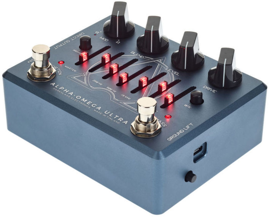 Darkglass Alpha Omega Ultra V2 Aux-in Bass Preamp - PÉdale Overdrive / Distortion / Fuzz - Variation 1