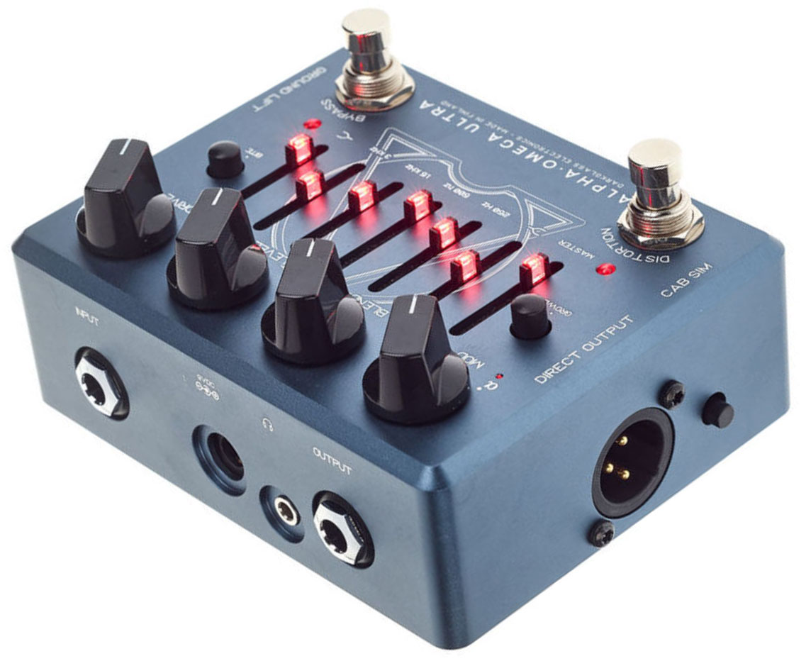 Darkglass Alpha Omega Ultra V2 Aux-in Bass Preamp - PÉdale Overdrive / Distortion / Fuzz - Variation 2