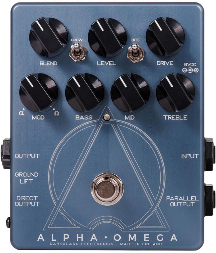 Pédale overdrive / distortion / fuzz Darkglass Alpha · Omega Bass Distorsion
