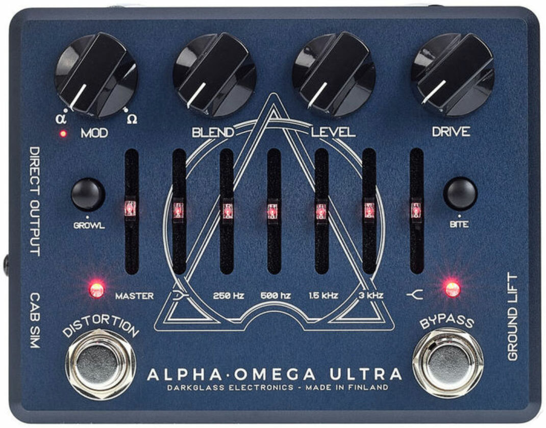 Darkglass Alpha Omega Ultra Bass Preamp - PÉdale Overdrive / Distortion / Fuzz - Main picture