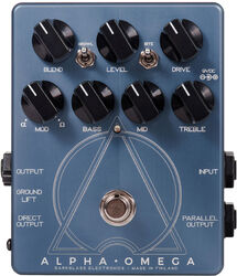 Pédale overdrive / distortion / fuzz basse Darkglass Alpha · Omega Bass Distorsion