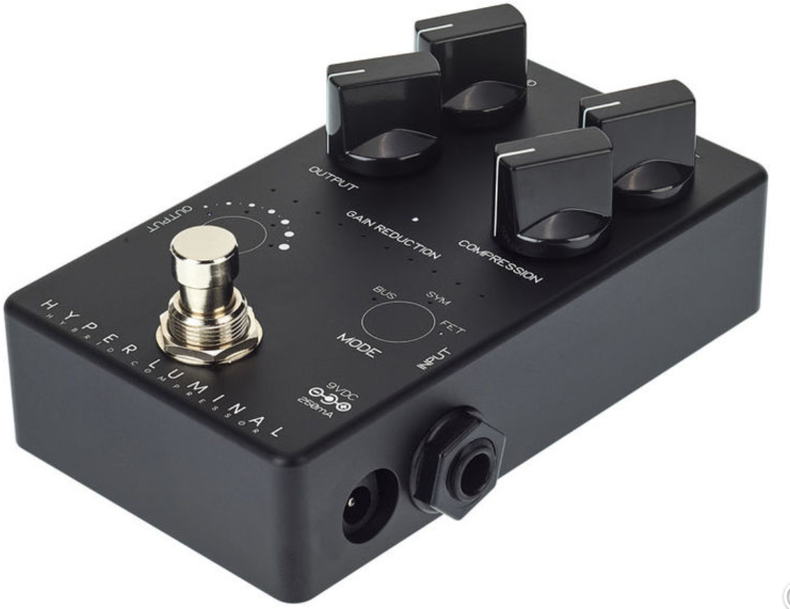 Darkglass Hyper Luminal Hybrid Compressor Ltd Black - PÉdale Compression / Sustain / Noise Gate - Variation 1