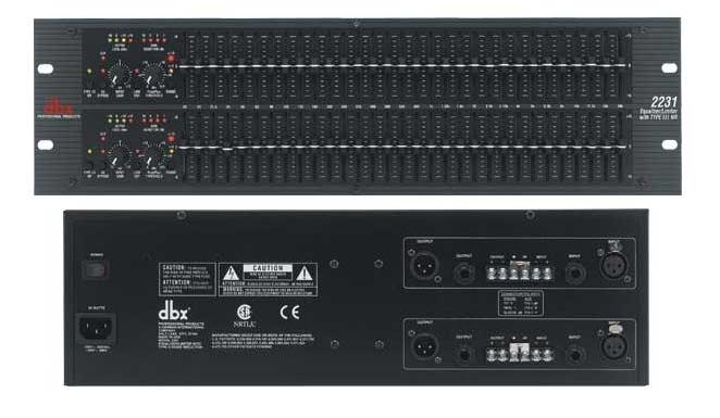 Dbx 2231 Egaliseur Graphique 2 X 31 Bandes - Equaliseur / Channel Strip - Variation 1