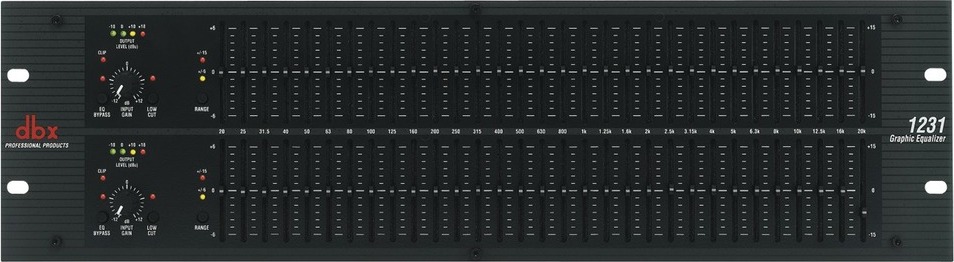 Dbx 1231 Egaliseur Graphique 2 X 31 Bandes - Equaliseur / Channel Strip - Main picture