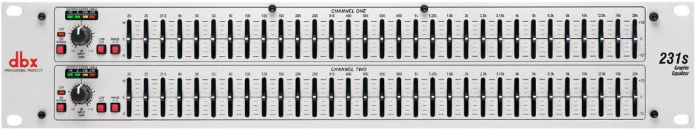 Equaliseur / channel strip Dbx 231s