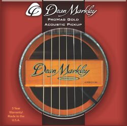 Micro guitare acoustique Dean markley 3018 Promag Gold