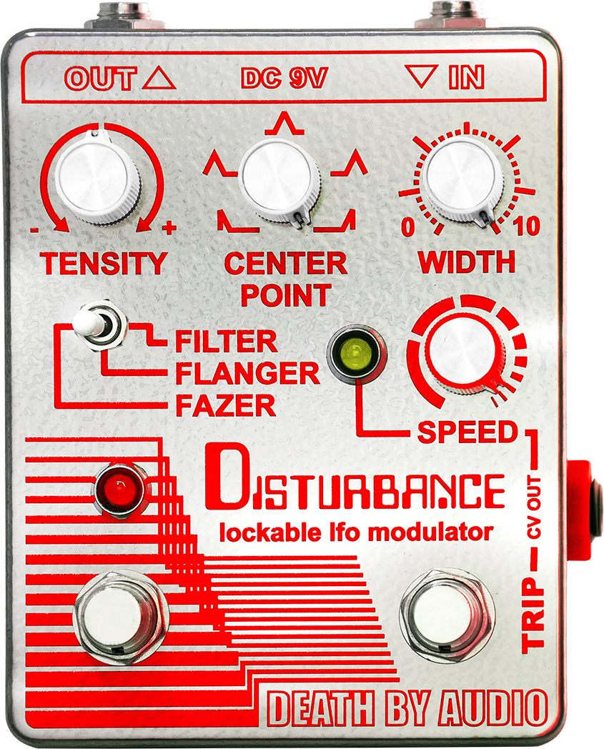 Death By Audio Disturbance Modulator - PÉdale Chorus / Flanger / Phaser / Tremolo - Main picture