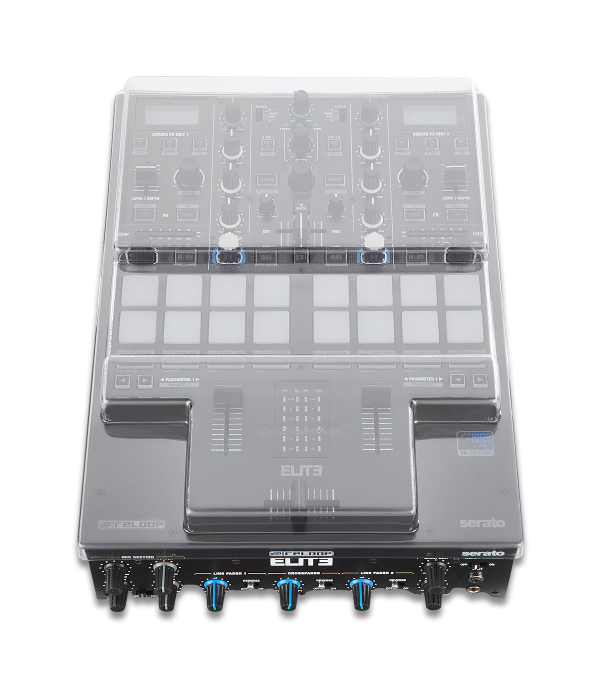 Decksaver Reloop Elite Cover - Capot Protection Dj - Variation 1