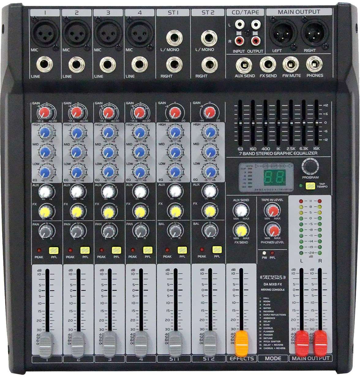 Definitive Audio Da Mx8 Fx2 - Table De Mixage Analogique - Main picture