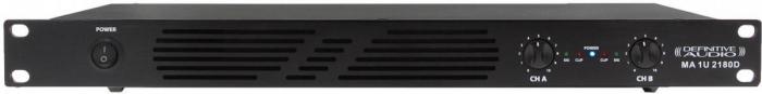 Ampli puissance sono stéréo Definitive audio MA 1U 2180D
