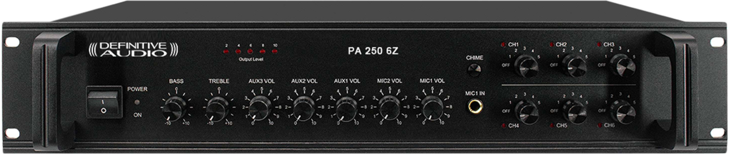 Definitive Audio Pa 250 6z - Ampli Puissance Sono Multi-canaux - Main picture