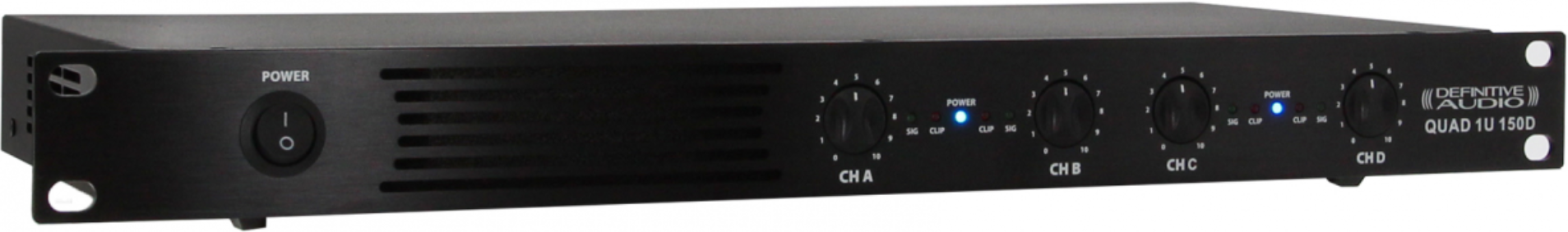 Definitive Audio Quad 1u 150d - Ampli Puissance Sono Multi-canaux - Main picture