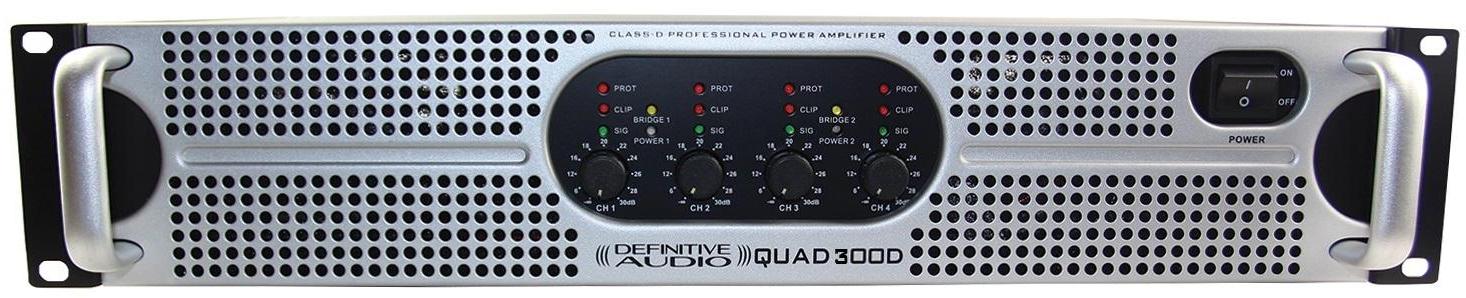 Ampli puissance sono multi-canaux Definitive audio Quad 300D