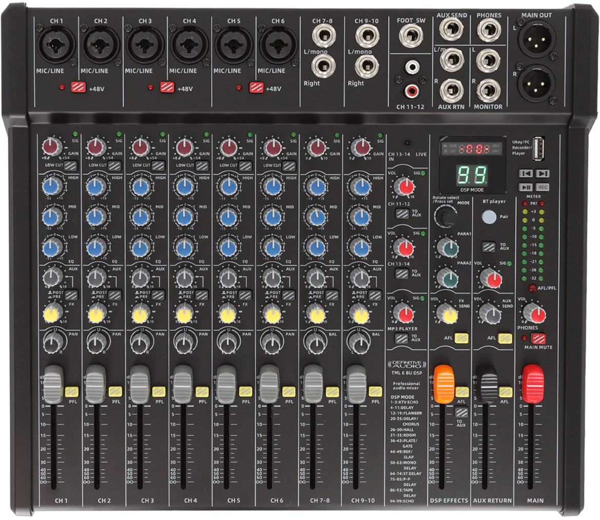 Definitive Audio Tml 6 Bu Dsp - Table De Mixage Analogique - Main picture