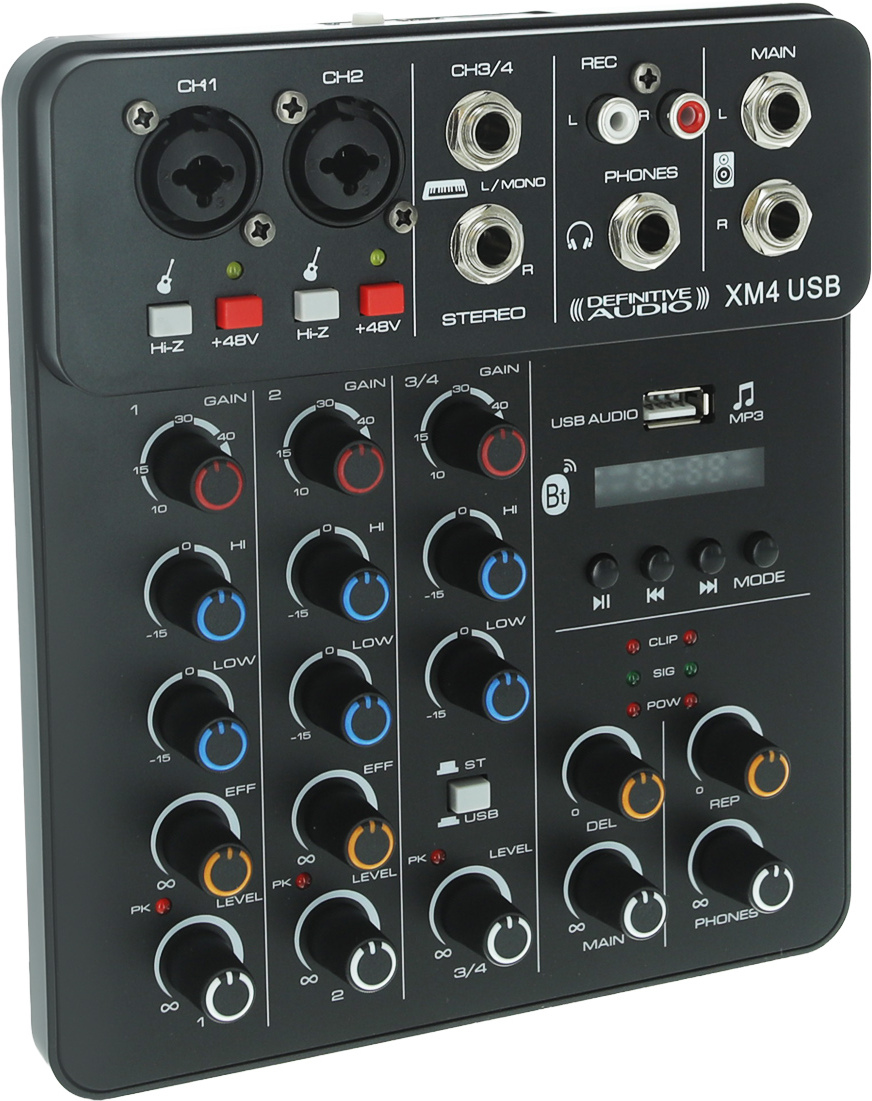 Definitive Audio Xm4 Usb - Table De Mixage Analogique - Main picture
