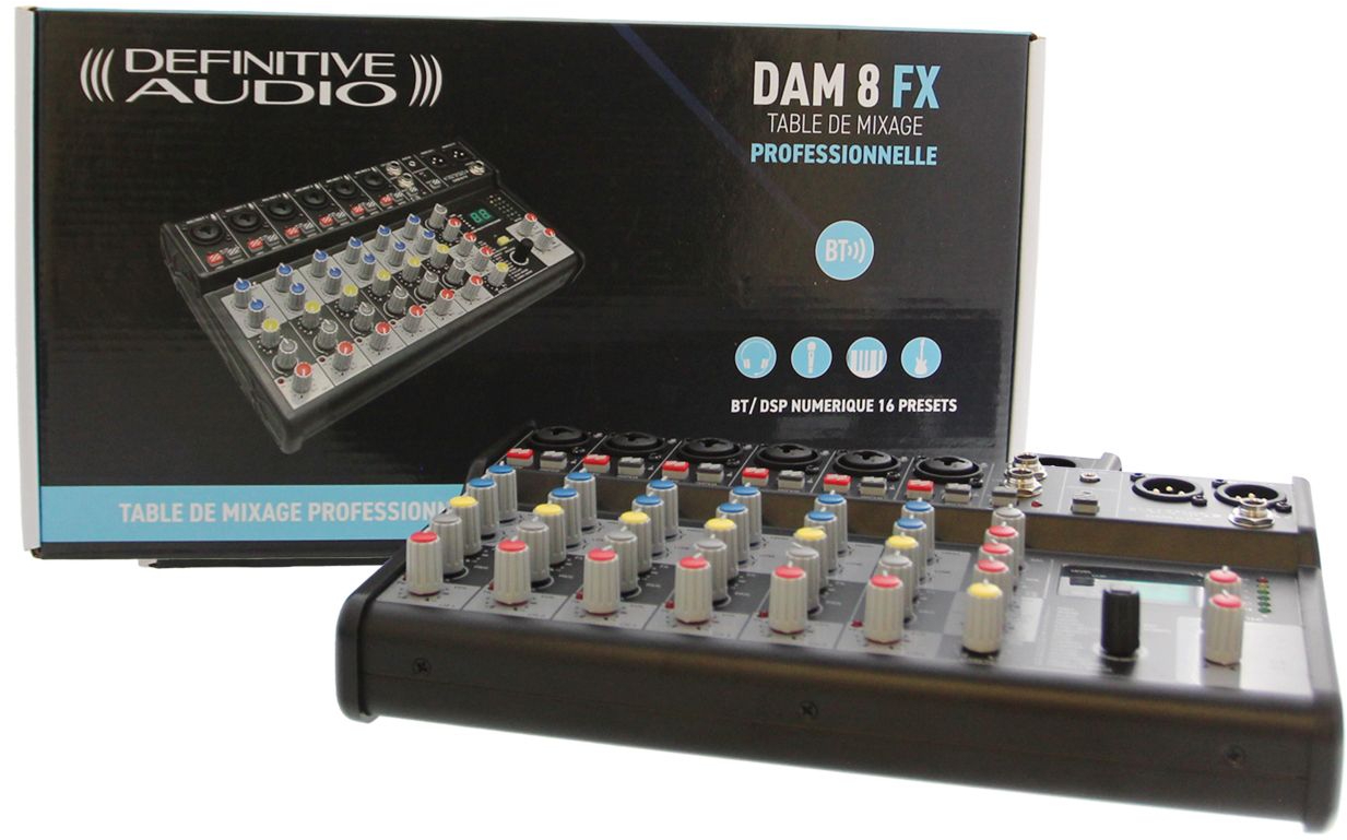 Definitive Audio Dam 8 Fx - Table De Mixage Analogique - Variation 3