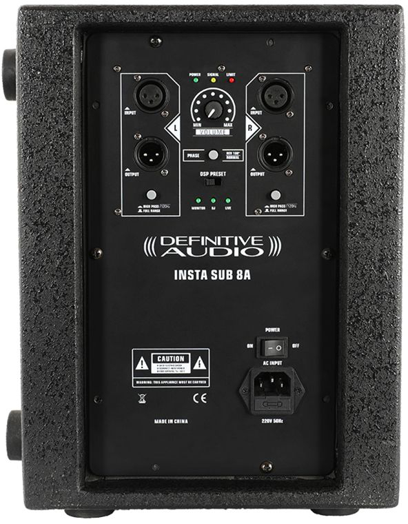 Definitive Audio Instasub 8a - Caisson Sub Sono Actif - Variation 1